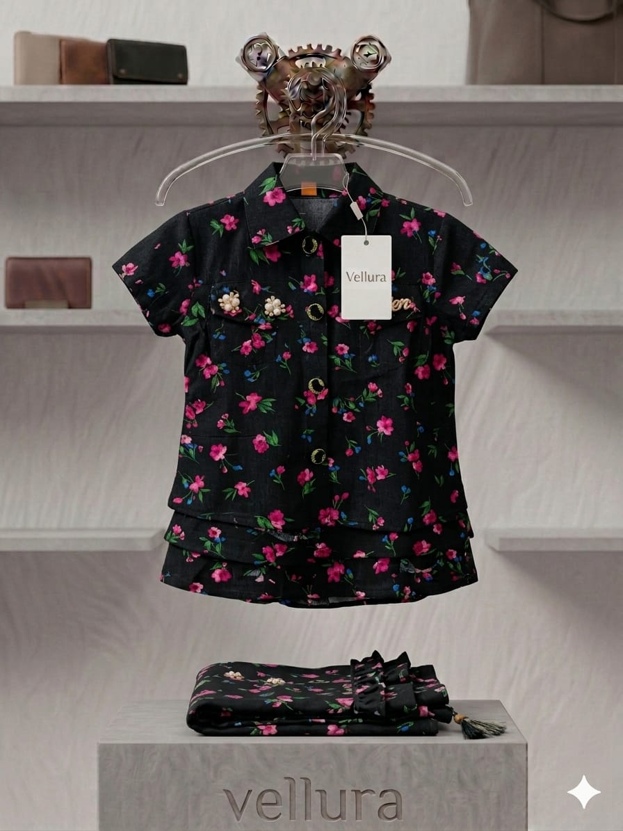 Midnight Bloom Elegance – New Arrival by Vellura