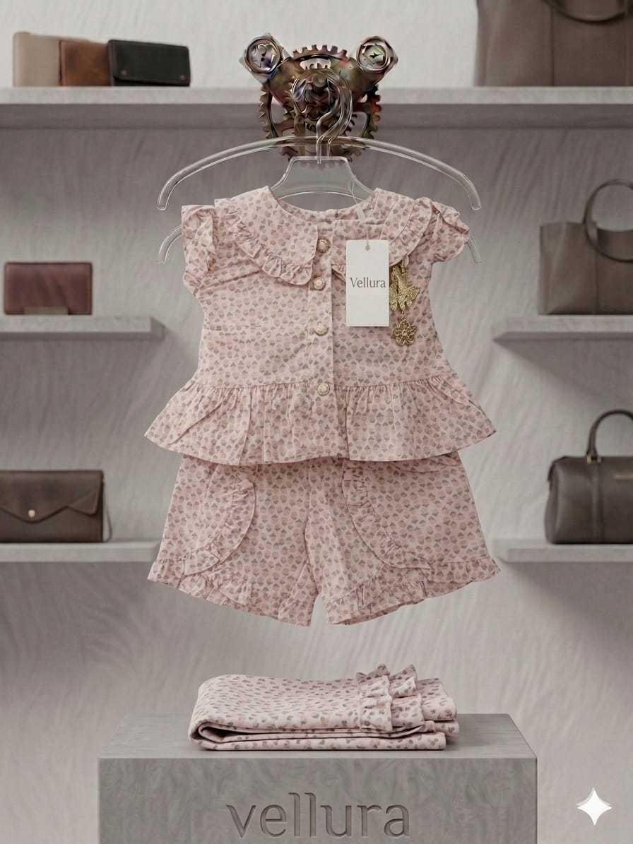 Vellura Kids Premium Collection – The Petal Rhapsody Co-Ord Set