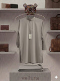 Premium Wash & Wear Shalwar Kameez – Light Stone Grey