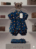 Chic & Comfort: The Floral Navy Set