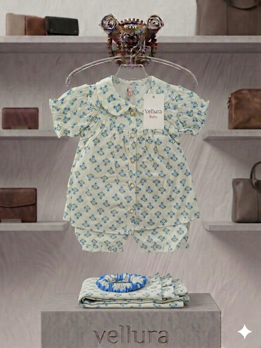 Vellura Cream & Blue Floral Heritage Set