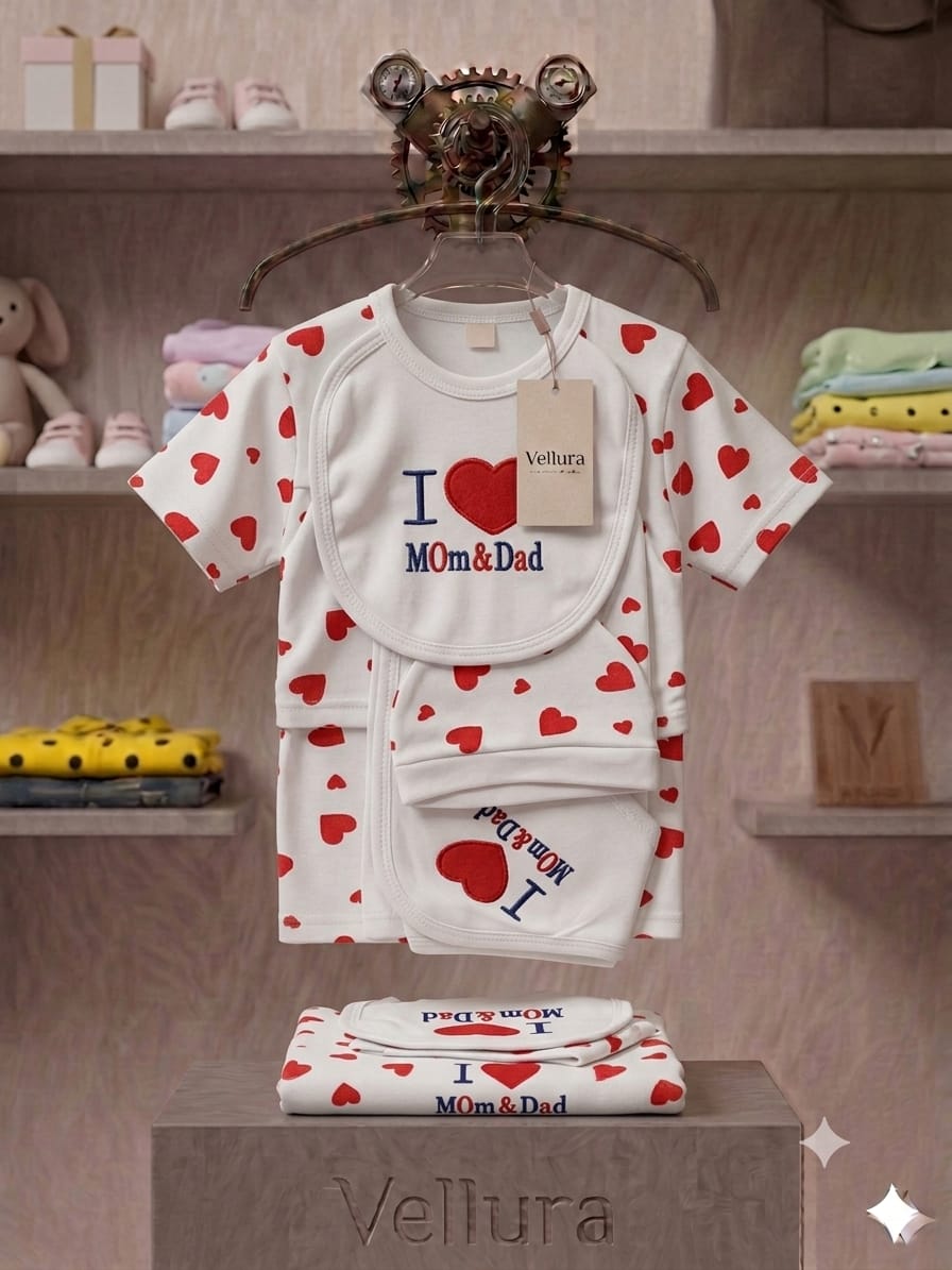 Heartfelt Love – The "I ❤️ Mom &amp; Dad" Newborn Collection by Vellura