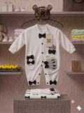 Elegant Gentleman – The Premium White Newborn Romper by Hafiz BK Fashion